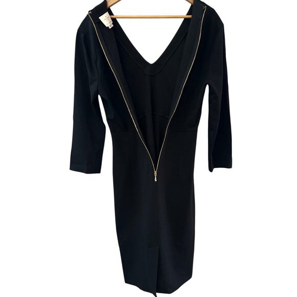 Kate‎ Spade Darlene Stretchy Sheath Midi Dress Black Size 10 - Picture 9 of 11